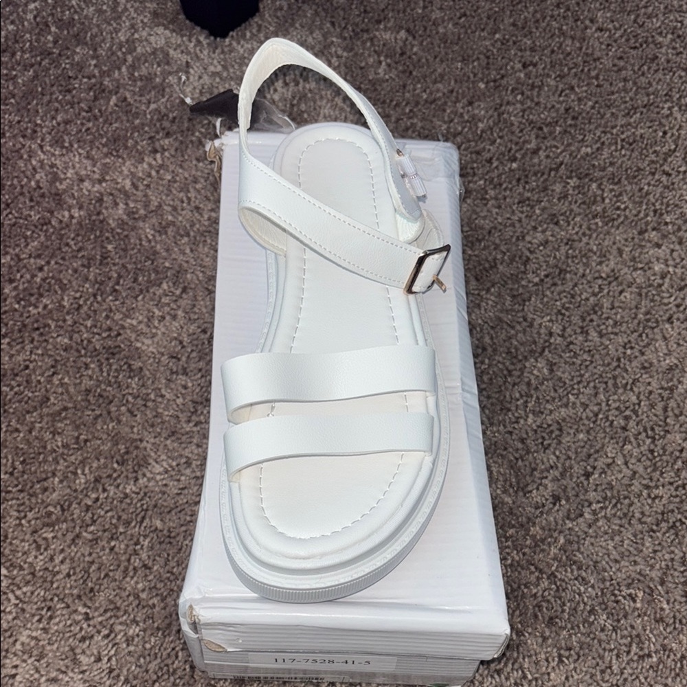 Women's White Sandals